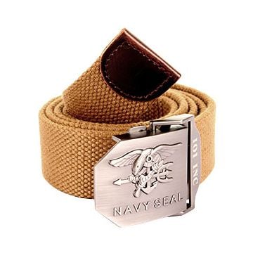 Cotton Navy Seal 38mm Belt - Coyote