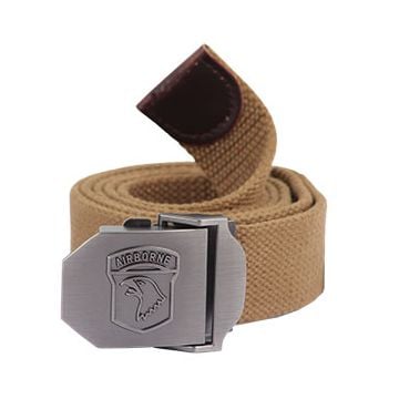Cotton 101st Airborne 38mm Belt - Coyote