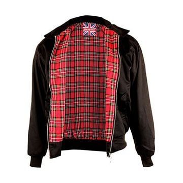 English Style Harrington Jacket - Black