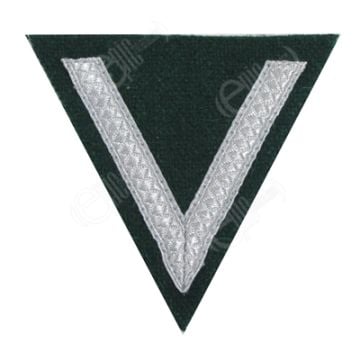Army Gefreiter - Silver Tresse on Dark green