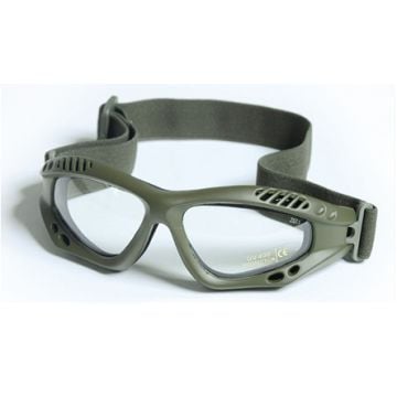 Commando 'Air Pro' Goggles - OLIVE CLEAR