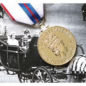 Queens SILVER JUBILEE Medal - Full Size