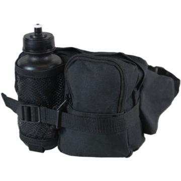 Black Tactical WAIST Pack and Bottle