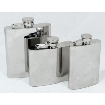 Stainless Steel Hip Flask - Polished Finish