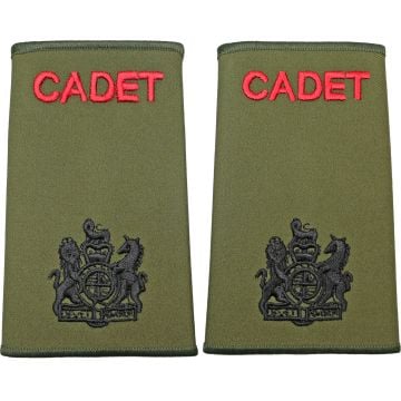 British Army Cadet Premium Rank Slides - Warrant Officer Class 1