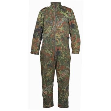 Front view of flecktarn tanker overalls