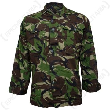 Front view of British Woodland DPM Camo Field Shirt