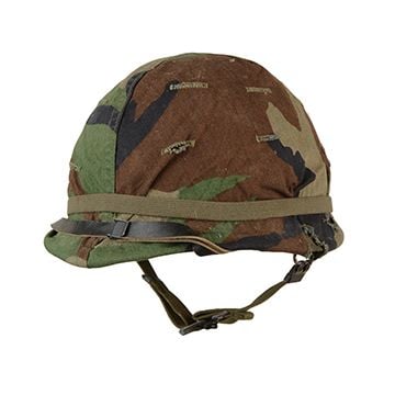 Original M1 Helmet with Plastic Liner and Cover