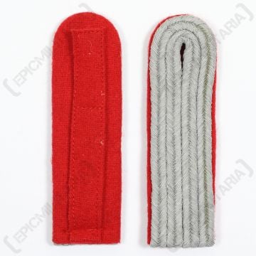 German Officer Shoulder Boards - Red Piped