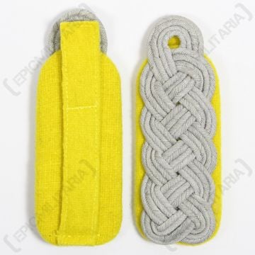 WW2 German Senior Officer Shoulder Boards - Lemon Yellow Piped