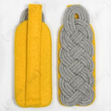 German Senior Officer Shoulder Boards - Gold Yellow Piped