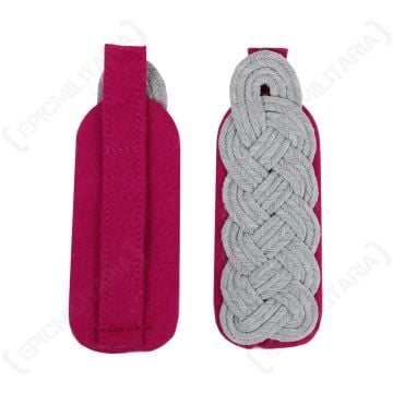 German Senior Officer Shoulder Boards (Bordeaux Red Piped)