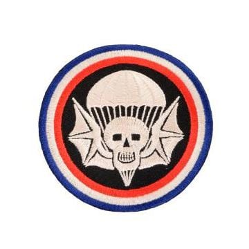 WW2 US 502nd PIR Winged Skull Pocket Patch