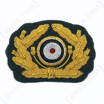 WW2 German Army General Visor Cap Wreath and Cockade
