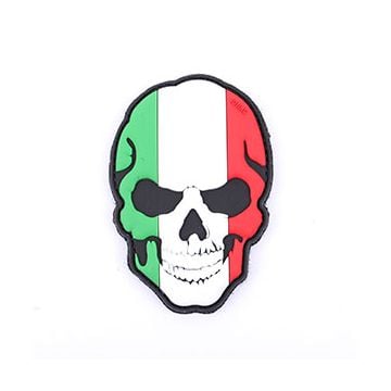 Skull Patch - Italian Flag
