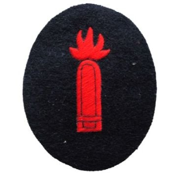 Kriegsmarine Small Vessel Artillery Specialist Trade Badge - Blue backing