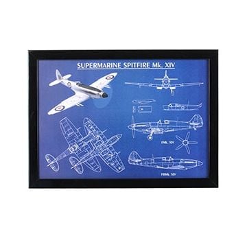 Supermarine Spitfire Framed Blueprint Thumbnail