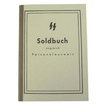 German SS Soldbuch