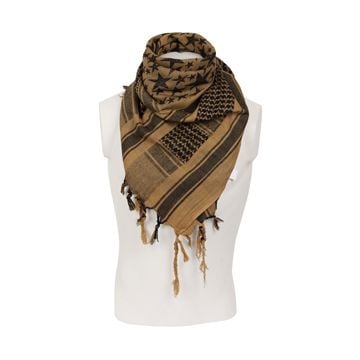 Stars Shemagh Headscarf - Coyote and Black
