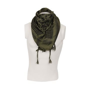 Stars Shemagh Headscarf - Olive and Black