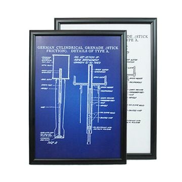 German M24 Stick Grenade Framed Patent Print Thumbnail
