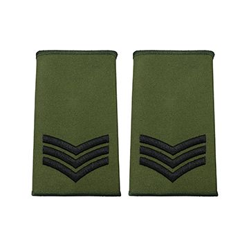 British Army Premium Rank Slides - Sergeant