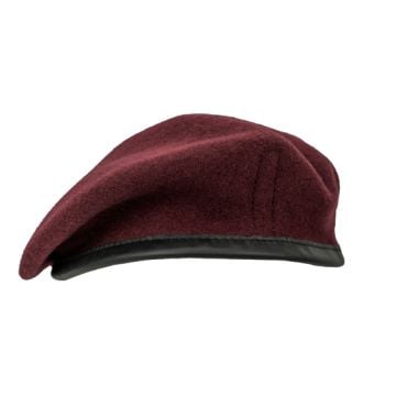 British Wool Beret - Maroon Para