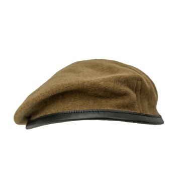 British Wool Beret - Khaki Beret - Firmin & Sons
