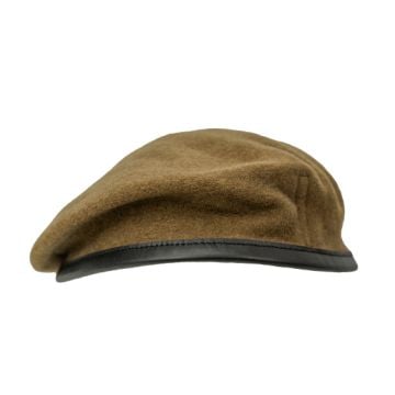 British Wool Beret - Khaki Beret