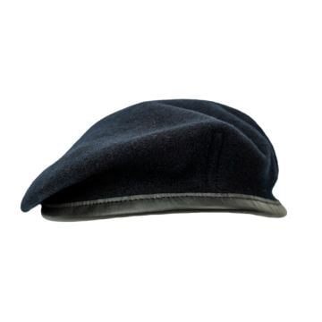 British Wool Beret - Navy Blue