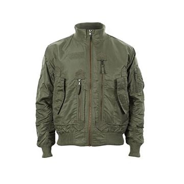 US Tactical Flight Jacket - Olive Drab Thumbnail