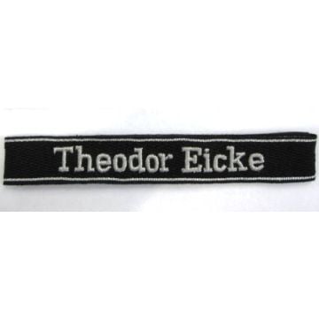 Theodor Eicke Officers Cuff Title