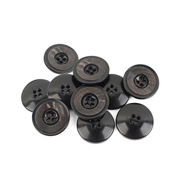 Black Vintage Buttons - Type 5 - 1.5 cm Thumbnail
