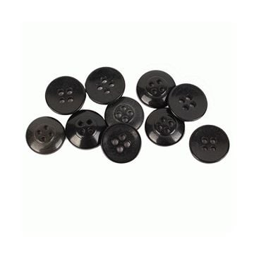 Black Vintage Buttons - 1.3 cm Thumbnail