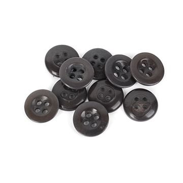 Dark Grey Vintage Buttons - 1.4 cm Thumbnail