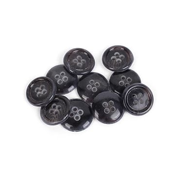 Dark Grey Vintage Buttons - Type 2 - 1.4 cm Thumbnail