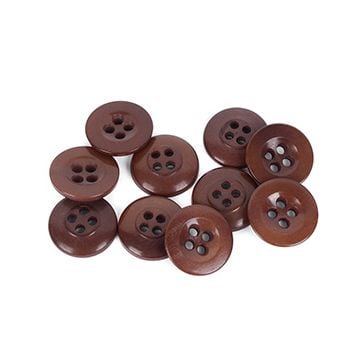Brown Vintage Buttons - Type 2 - 1.4 cm Thumbnail