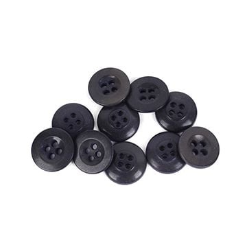 Black Vintage Buttons - Type 3 - 1.5 cm Thumbnail