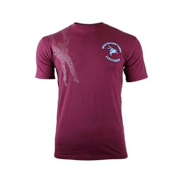 Pegasus Small Logo Paratrooper T-Shirt - Maroon