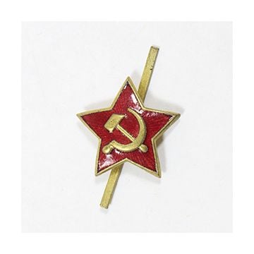 WW2 Soviet Red Star Cap Badge Thumbnail