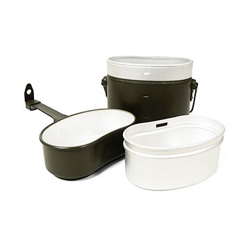 Original Italian Army Mess Tins - Olive - Supergrade