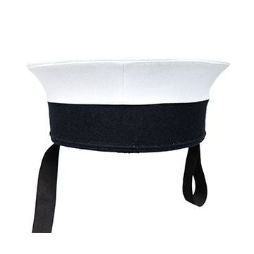 WW2 British Royal Navy Ratings Cap - White