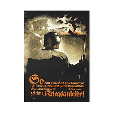 This view shows the front of the poster. Thumbnail.
