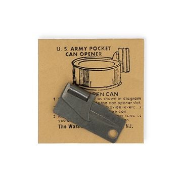 This view shows the front of the WW2 US Can opener. Thumbnail.
