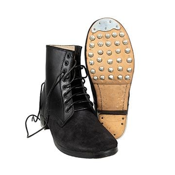 WW2 German M43 Low Boots - Black