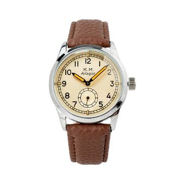 Ailager® German Kriegsmarine Service Watch - Brown Strap