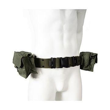 ALICE System LC2 Pistol Belt with Italian Army Pouches - Olive Green