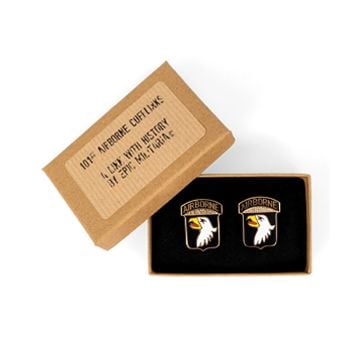 American 101st Airborne Division Cufflinks - Large Type