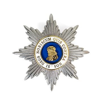 This view shows the front of the medal. Thumbnail.