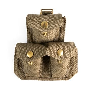 British 37 Pattern Webbing Triple Ammo Pouch